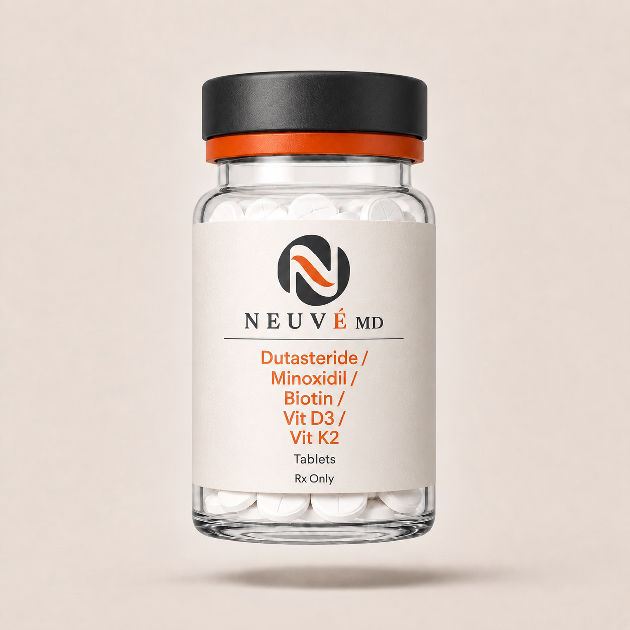 NEUVÉ Dutasteride / Minoxidil / Biotin / Vit D3 / Vit K2 — Daily tablet formula