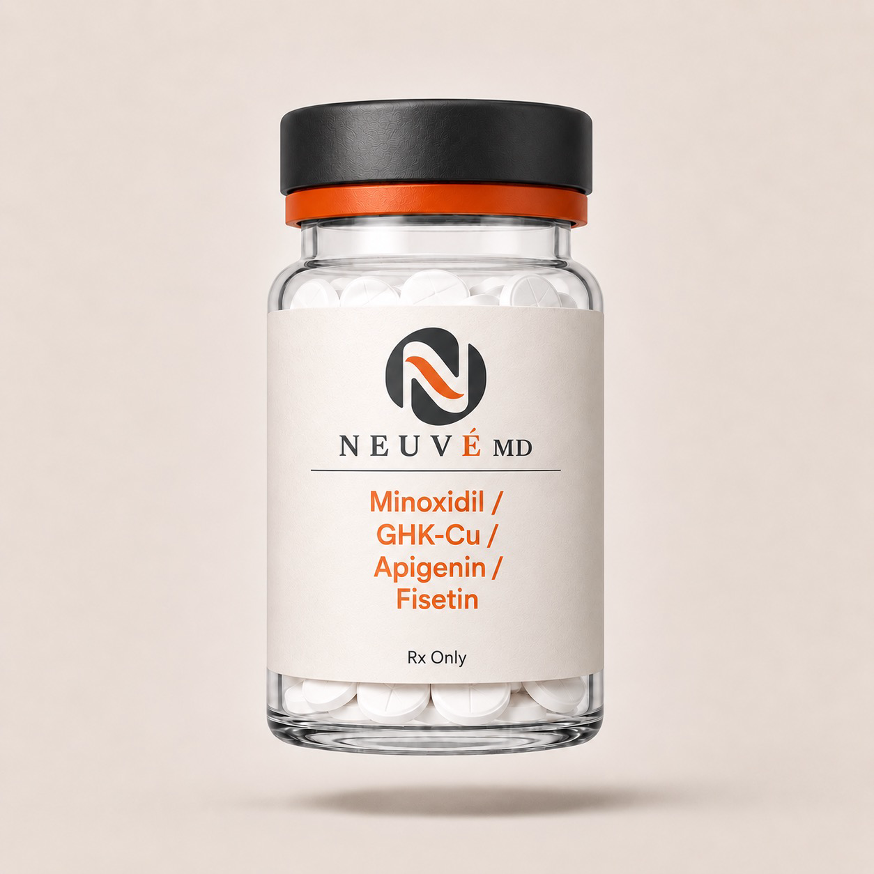 NEUVÉ Minoxidil / GHK-Cu / Apigenin / Fisetin — Daily tablet formula